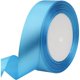 thumbnail image 1 of Satin Ribbon Sided Polyester Ribbon for Gift Wrapping Party Hair Braids Bow Baby Shower Decoration Floral Arrangement Craft Supplies (lake blue), 1 of 4