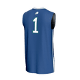 thumbnail image 3 of Unisex GameDay Greats #1 Blue Florida Gulf Coast Eagles Lightweight Basketball Jersey, 3 of 4