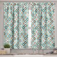 thumbnail image 2 of Ambesonne Vintage Valance & Curtain, Ottoman Heraldic Style, 55"x24", Aqua, 2 of 6