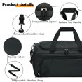 thumbnail image 3 of Searock 42L Travel Duffle Bag Large Gym Sport Duffle Bag, Black, 3 of 7