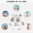 thumbnail image 6 of Cute Raccoons Sunbathing on Beach Palm Tree Swim Trunks Board Shorts Beach Pants Bathing Bottoms 2T, 6 of 8