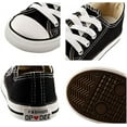 thumbnail image 5 of Boys and Girl Low Top Canvas Kids Lace up Sneakers, 5 of 8