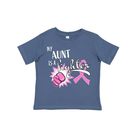 

Inktastic My Aunt is a Fighter- Breast Cancer Awareness Gift Toddler Boy or Toddler Girl T-Shirt