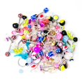thumbnail image 5 of Joyas corporales variadas: paquete de 100 piezas: anillos para el ombligo, la lengua, la nariz y el pezón, 5 of 5