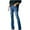 Dark Blue, variant on YYDGH Women's Stretch Flare Jeans High Waisted Bell Bottom Jeans Trendy Bootcut Denim Pants