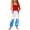 Light Pink, variant on Girls Romper Casual Pocket Print Jumpsuits Relaxed Fit Girls Boys Girls Jumpsuit Blue 5-6 Years