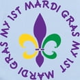 thumbnail image 2 of CafePress - My 1St Mardi Gras Infant Bodysuit - Baby Light Bodysuit, Size Newborn - 24 Months, 2 of 4