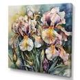 thumbnail image 2 of Designart "Purple Yellow Wild Iri S" Floral Irises Wall Art For Bathroom, 2 of 5