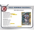 thumbnail image 2 of Caja Mega de tarjetas coleccionables de béisbol Bowman 2022, 50 tarjetas, 2 of 7