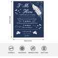 thumbnail image 3 of LHSHID Bereavement Gifts Sympathy Gift Blanket Flannel Soft and Comfortable Anti static Bed Sofa Blanket 60x80in, 3 of 5