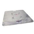 thumbnail image 1 of 36 x 36 x 5/16 Inch Aluminum Base Plate Fits Most Manufacturers F34 Trussing W/Conical Connectors, 1 of 3