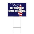 thumbnail image 1 of The Gunshine State of Florida (18" x 24") Yard Sign, Includes Metal Step Stake, 1 of 6