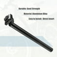thumbnail image 4 of Unique Bargains 25.4x300mm Bike Seat Post Aluminum Alloy Bicycle Seatpost Saddle Pole Road Bike Seat Tube Mount Black, 4 of 6