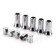 thumbnail image 4 of FOMIYES 2Jgo Kit De Tapas Y Cubiertas Para Válvulas De Neumáticos En Plástico Duradero Color Plata Para Auto, 4 of 8