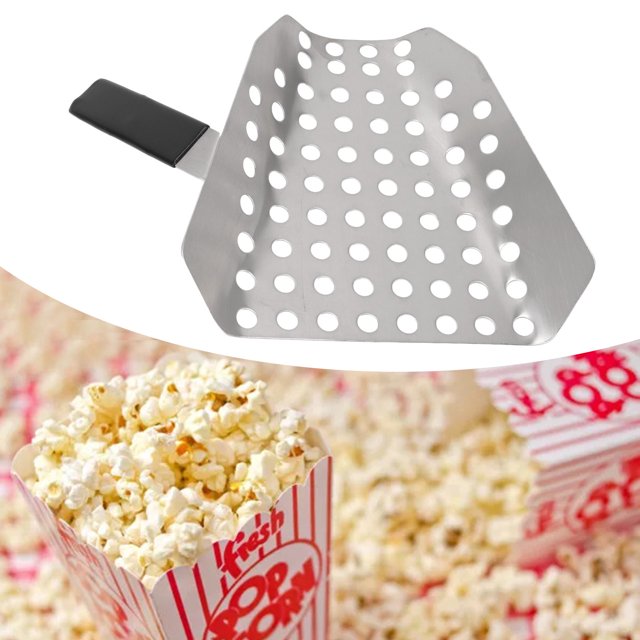 Popcorn Scoop, Multi -Funcional Scooper Design Ergonomic Design Single Many Con Agujeros para Cine Para Llenar El Cubo