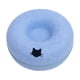 thumbnail image 5 of Cama túnel para gatos, nido para gatos, cueva escondida, resistente a los arañazos, lavable, con cremallera, cueva para gatos, condominio tipo donut Azul 50cm, 5 of 9