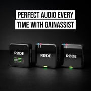 Rode Wireless GO GEN 3 Compact Microphone System, Black