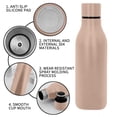 thumbnail image 3 of ¡Venta caliente! Botella de agua portátil para deportes al aire libre con taza aislada de boca pequeña de acero inoxidable de 550 ml, 3 of 3