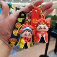 thumbnail image 2 of Car Pendant Key Ring Opera Cartoon Keychain Metal Fadeless heqiyong LED, 2 of 2