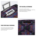 thumbnail image 5 of Balery Luggage Cover Paisley And Owls Print Suitcase Covers for Luggage Elastic Washable Suitcase Protector Fits 18-32 Inch Luggage-Medium, 5 of 9