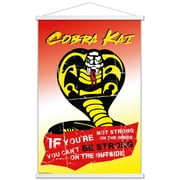 Cobra Kai - Be Strong Wall Poster with Wooden Magnetic Frame, 22.375" x 34"
