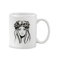 thumbnail image 2 of Women With Floral Wreath Mug - Image by Shutterstock, 2 of 4