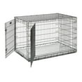 thumbnail image 4 of MidWest Quiet Time Reversible Crate Pan Cover 48" Gray Floral/Fleece, 4 of 8