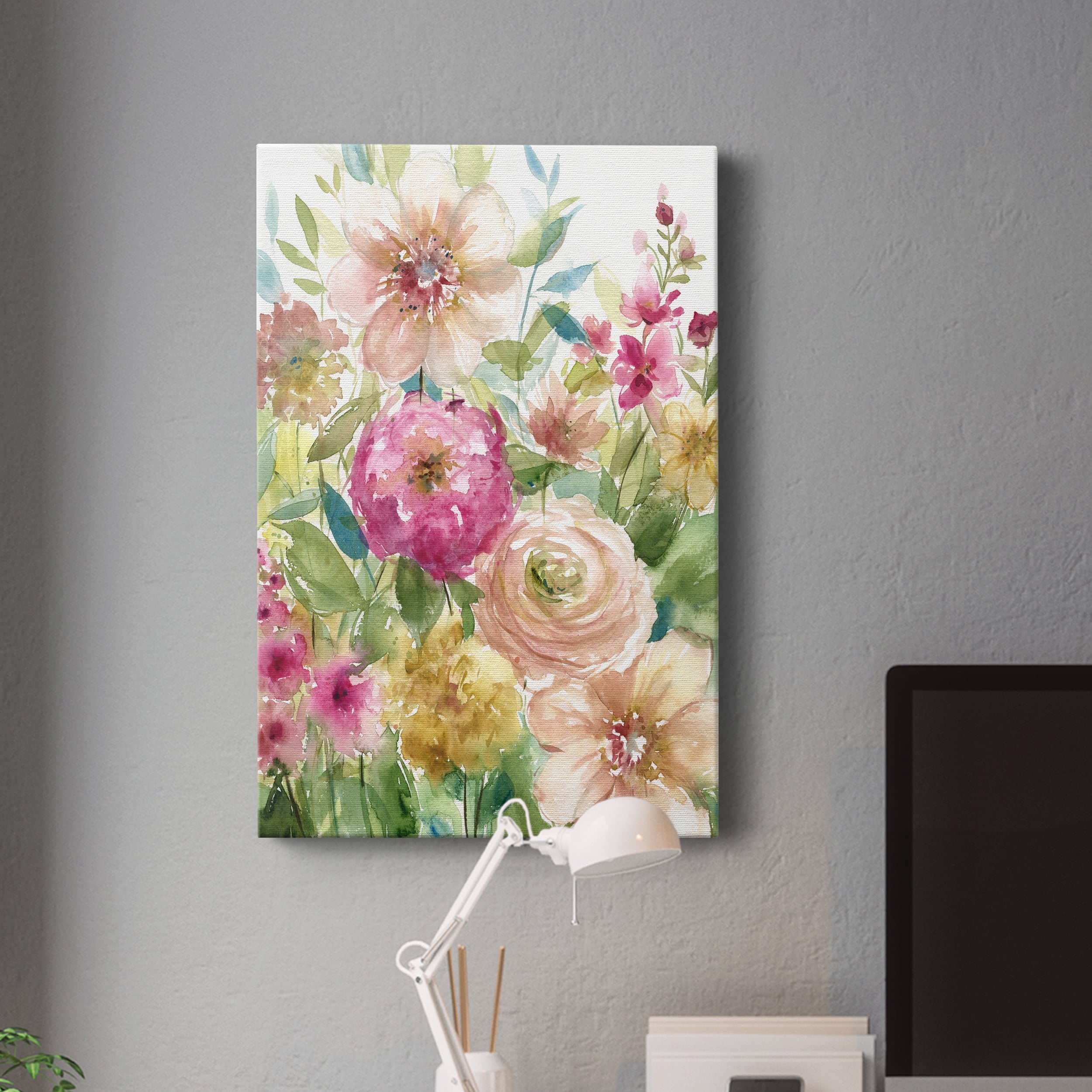 Jardin de Fleurs Premium Gallery Wrapped Canvas - Ready to Hang - 18 x 27