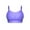 Purple, variant on ZyeKqe Sport Bras for Women Adjustable Spaghetti Strap Everyday Bras Full Support Workout Gym Running Bras