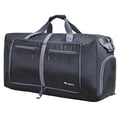 thumbnail image 1 of Bolsa de viaje Woogwin, grande, impermeable, 100 L, negra, 1 of 6