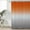 Gray Orange, variant on Navy Blue Gray Ombre Waterproof Fabric Shower Curtain, Modern Gradient Abstract Art Shower Curtain for Bathroom Curtains Bathtubs Hotel Washable Shower Curtains with 12 Hooks Small 36x72in