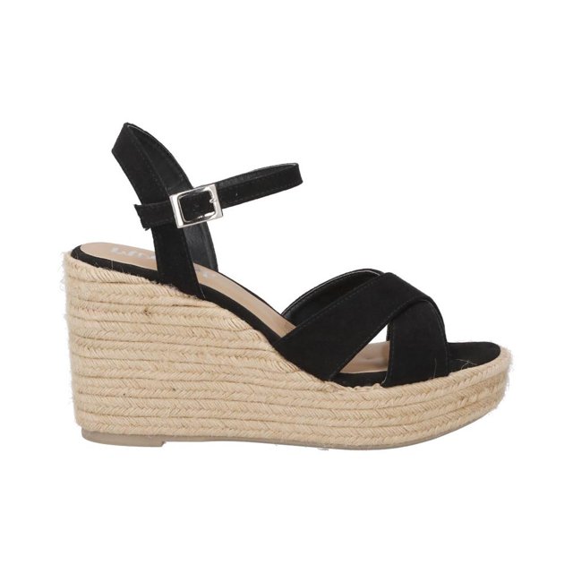 Sandalias Plataforma Mujer Casual Miracol By Mama Lola negro 24.5