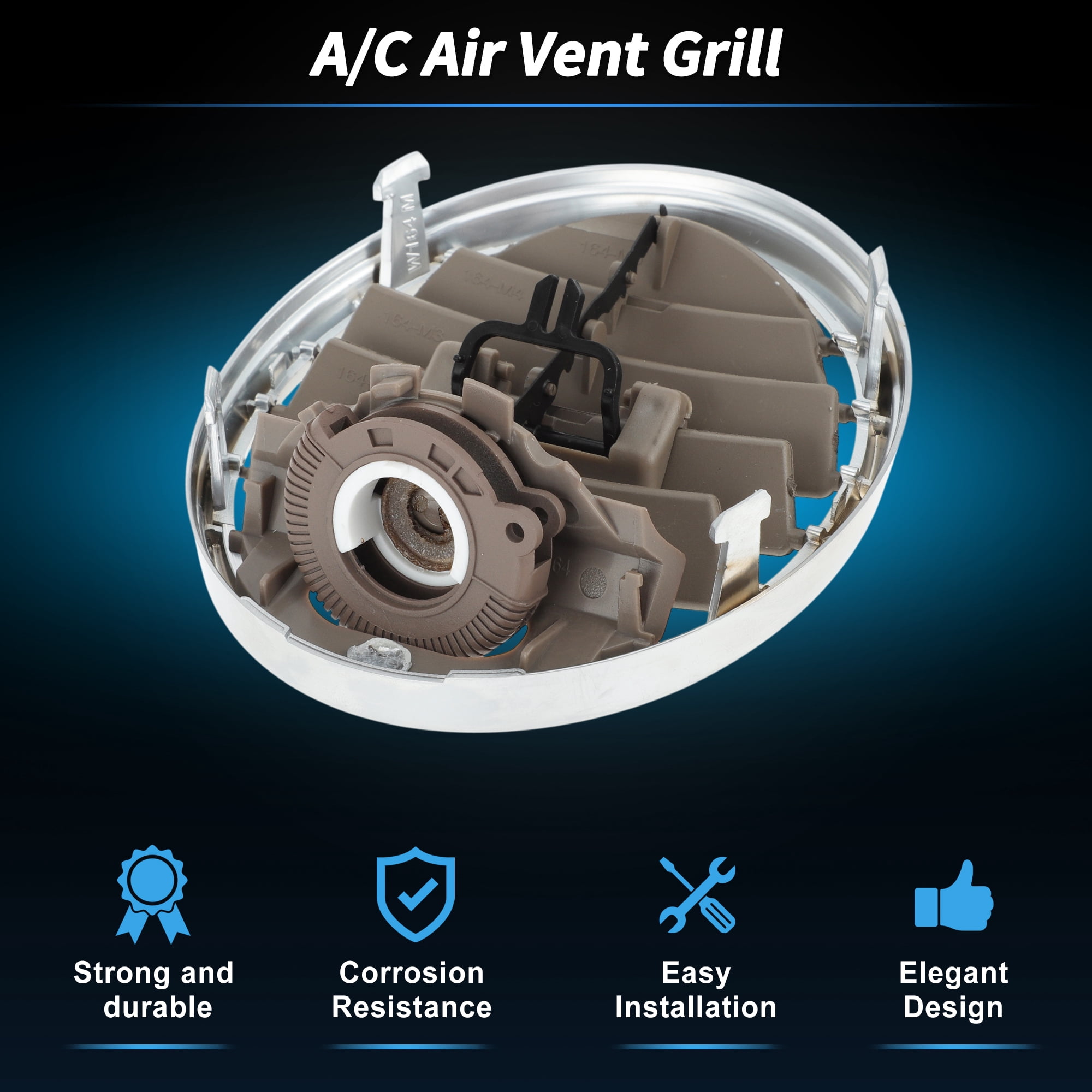 Unique Bargains AC Air Vent Grill for mercedes X164 GL GL450 W164 ML300 350 Middle