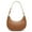 Brown, variant on Shoulder Bag for Women Y2K Trendy Purse Vegan Leather Hobo Handbags Clutch Saddle Bag with 2 Removable Strap