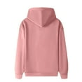 thumbnail image 4 of Momasggi Big and Tall Hoodies for Men Oversized Long Sleeve Drawstring Hooded Sweatshirts Solid Color Basic Pullover Tops with Pockets Pink M, 4 of 8
