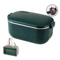 thumbnail image 1 of Portable Leak-Proof Electric Lunch Box Heater with Bag for Car/Home - Plug, Green, 1 of 1