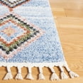 thumbnail image 3 of SAFAVIEH Chapel Joyce Diamond Area Rug, Blue/Beige, 4' x 6', 3 of 8