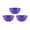 Purple, variant on YBM Home 10-Inch Plastic Serve Mixing Bowl for Everyday Meals - Ideal for Cereal, Snacks, Popcorn, Salad, and Fruits, Microwave Safe, 1282-pink