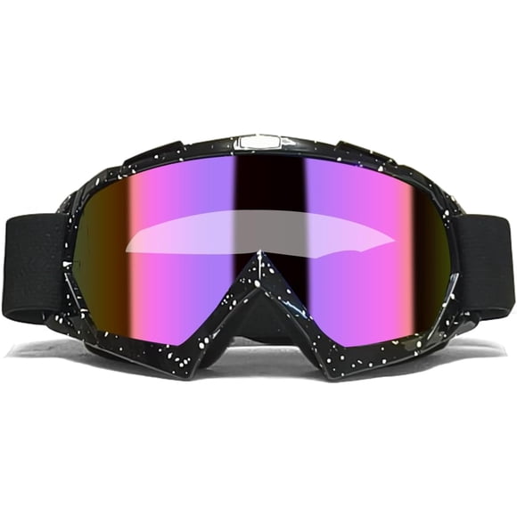 1 piece, motorcycle goggles, ATV goggles, UTV off-road motorcycle riding goggles, ski goggles, windproof, dustproof, scratch-resistant, and UV-resistant.,A