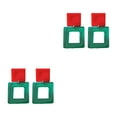 thumbnail image 4 of ZLight Dangle Earrings Hanging Pendant Popular Accessories Hoop Earring Ear Hook Red+Green 2Set, 4 of 6