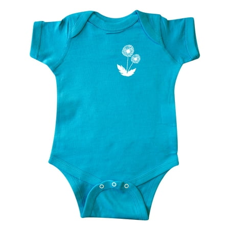 

Inktastic Pocket Dandelion in White Gift Baby Boy or Baby Girl Bodysuit