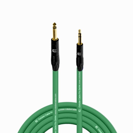 Coluber Cable 1/4" TS Male to 3.5 TRS Male - Pro 3-Pin Microphone Connector