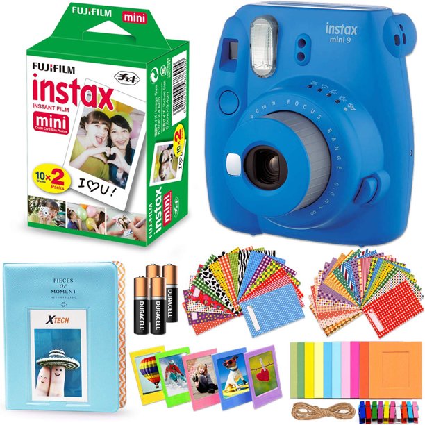 Fujifilm Instax Mini 9 Instant Camera (Cobalt Blue ...