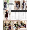 thumbnail image 4 of Avidlove Women Zipper Front Robes 3/4 Sleeve Housecoat Christmas Plaid Full Length Loungewear Dress with Pocket Long Nightgown Sleepwear Bathrobes, 4 of 4