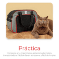 thumbnail image 3 of Mochila Transportadora Para Perro Y Gato Portátil Plegable Xtellar Color Rojo, 3 of 4