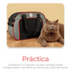 thumbnail image 3 of Mochila Transportadora Para Perro Y Gato Portátil Plegable Xtellar Color Rojo, 3 of 4