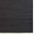 thumbnail image 5 of Rugsotic Carpets Eco-Friendly Woven Hand Woven Kilim Flat Weave Charcoal Solid Area Rug, 2'6''x6' Runner, Antimicrobial, 5 of 5