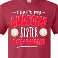 thumbnail image 4 of Inktastic That's My Awesome Sister Out There with Volleyball T-Shirt, 4 of 5