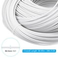 thumbnail image 2 of Uxcell Wicker Repair Kit, Round Synthetic Rattan Material Repair DIY Set, White, 2 of 5