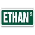 thumbnail image 1 of SignMission D-14-SS-Ethan Panneau de Rue Ethan de 14 Po pour Chambre d'Enfant avec Nom, 1 of 4